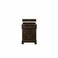 James Martin Vanities Brookfield 26in Single Vanity Cabinet, Burnished Mahogany 147-114-V26-BNM